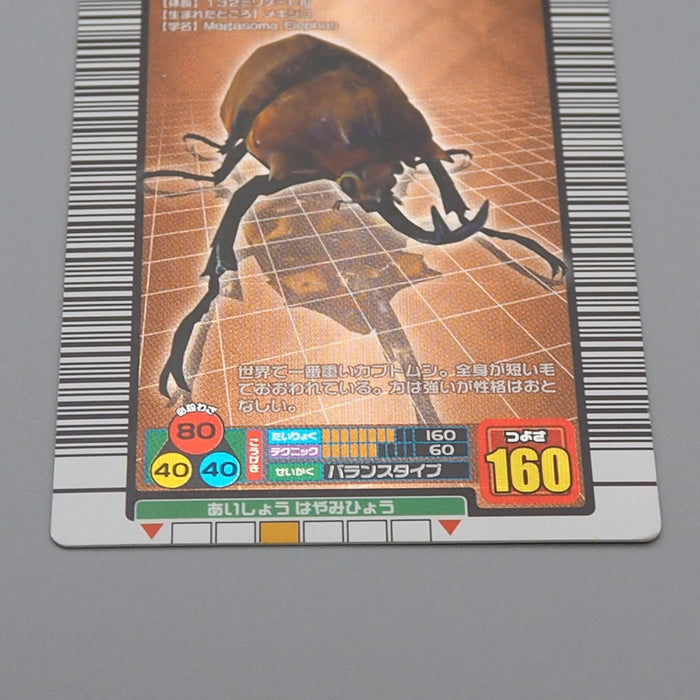 Mushiking Elephant beetle Mushi Card 005 Holo 2003 NM-EX Japanese r356 | Merry Japanese TCG Shop
