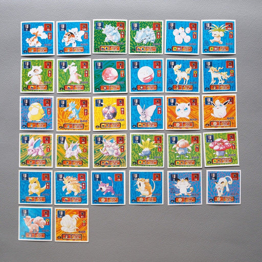 Pokemon Card AMADA Sticker Seal 35 Set Vintage Japanese i701 | Merry Japanese TCG Shop