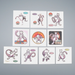 Pokemon Card Bread Deco Chara Seal Sticker Mewtwo 10 set Japanese q559 | Merry Japanese TCG Shop