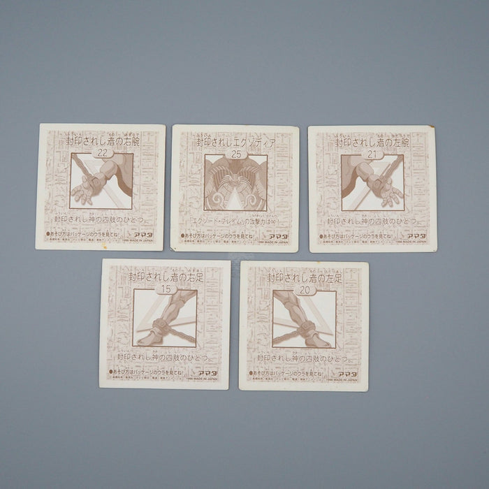 Yu-Gi-Oh AMADA Exodia the Forbidden One No.25 Holo Sealdass 5items Japanese q093 | Merry Japanese TCG Shop