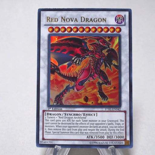 Yu-Gi-Oh Red Nova Dragon STBL-EN042 Ultra 1st Edition Near MINT English i158 Yu-Gi-Oh Red Nova Dragon STBL-EN042 Ultra 1st Edition Near MINT English i158