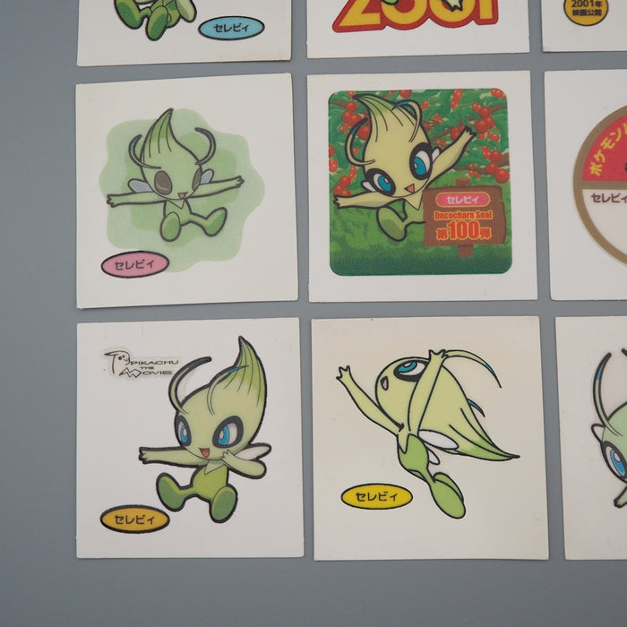 Pokemon Card Bread Deco Chara Seal Sticker Celebi 12 set Japanese q980 | Merry Japanese TCG Shop