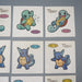 Pokemon Card Bread Deco Chara Seal Sticker Blastoise 12 set Japanese q556 | Merry Japanese TCG Shop