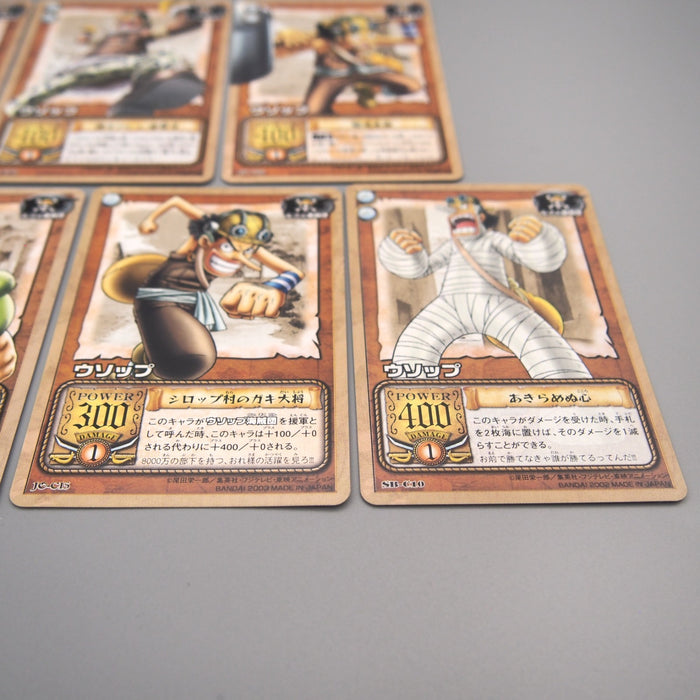 One Piece Card Usopp 7Cards set Common Carddass EX 2002 M-NM Japanese u519 | Merry Japanese TCG Shop