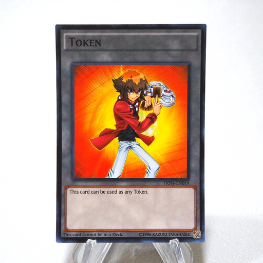 Yu-Gi-Oh Jaden Yuki Judai TKN4-EN019 Token Super Promo Near MINT Engli Yu-Gi-Oh Jaden Yuki Judai TKN4-EN019 Token Super Promo Near MINT Engli