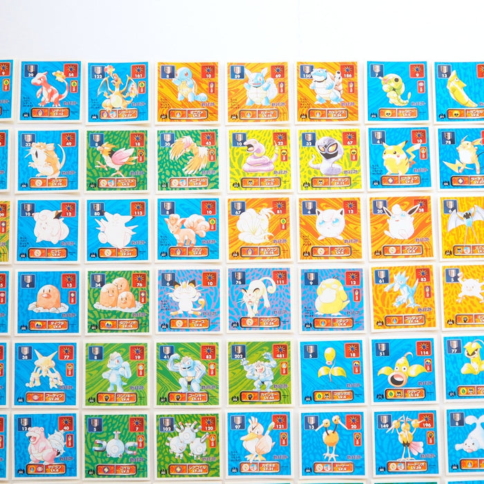 Pokemon AMADA Sticker Seal Common Complete Set Of 150 1996 EX Japanese | Merry Japanese TCG Shop