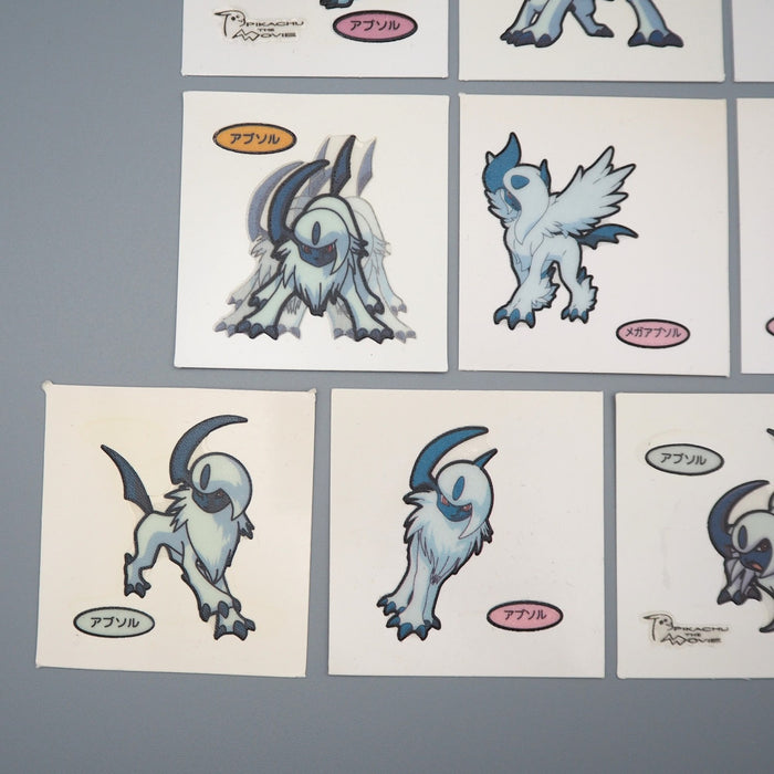 Pokemon Card Bread Deco Chara Seal Sticker Absol 10 set Japanese q562 | Merry Japanese TCG Shop