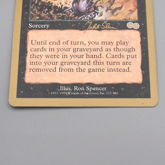 MTG Magic the Gathering Yawgmoth's Will 171/350 Gold Frame NM 1997 English s728 | Merry Japanese TCG Shop