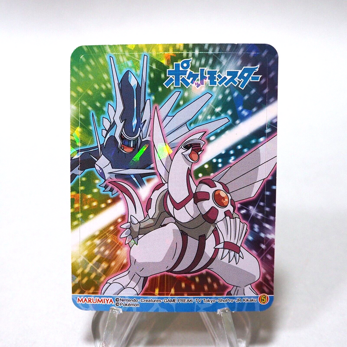 palkia dialga pokemon card Pokemon Card Palkia Dialga No.5 Sticker MARUMIYA Nintendo M~NM Japanes