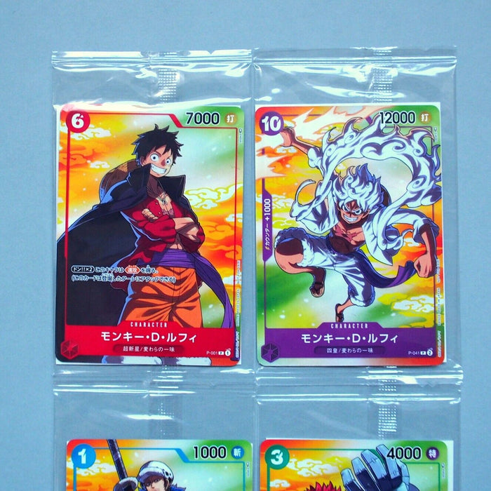 One Piece Card Luffy Nika Trafalgar Law Kid Seven-Eleven Unopened Japanese P134