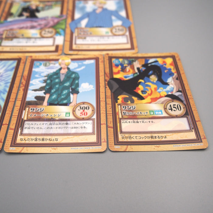 One Piece Card Sanji 7Cards set Common Hyper Battle Carddass NM-EX Japanese u520 | Merry Japanese TCG Shop