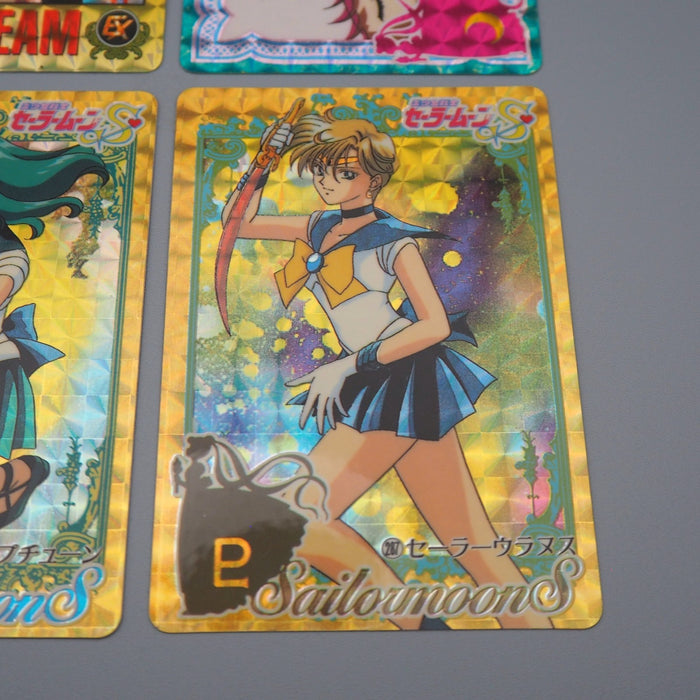 Sailor Moon Carddass 4 Card Team Neptune Uranus AMADA Toei NM-EX Japanese r469 | Merry Japanese TCG Shop