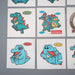Pokemon Card Bread Deco Chara Seal Sticker Totodile 12 set Japanese q561 | Merry Japanese TCG Shop