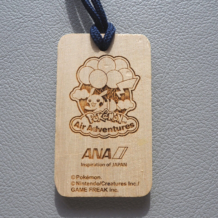 Pokemon Card ANA Air Adventures Set Flying Pikachu Wood Accessory Japa
