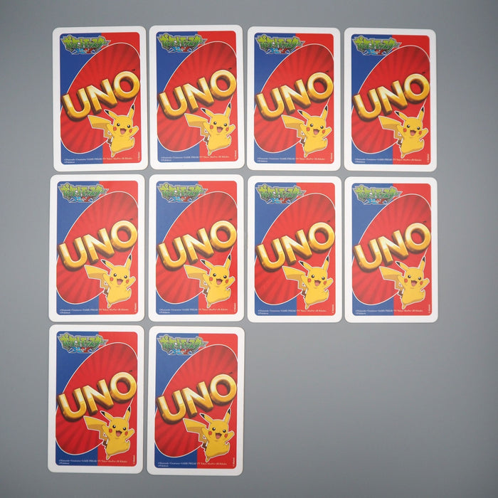 Pokemon Uno Playing Card Blue 10 Cards Set Excellent Greninja Japanese r248 | Merry Japanese TCG Shop