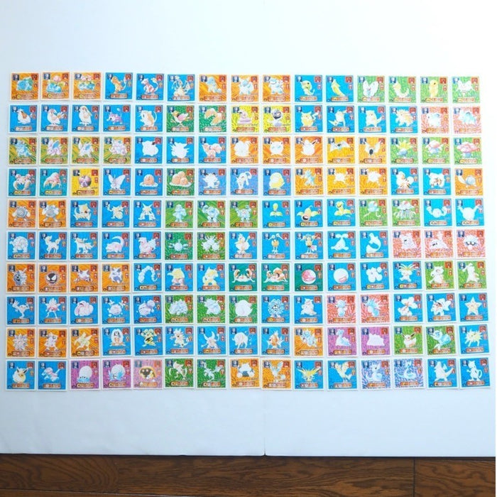Pokemon AMADA Sticker Seal Common Complete Set Of 150 1996 EX Japanese | Merry Japanese TCG Shop