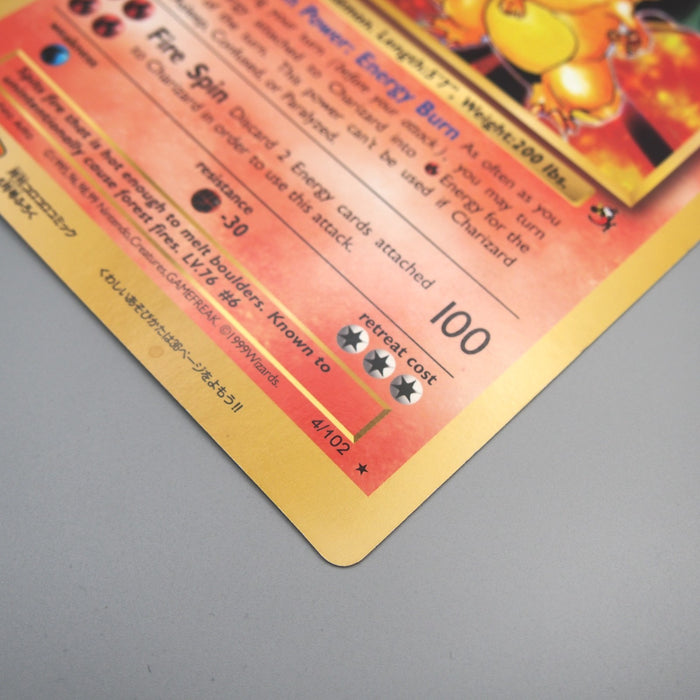 Pokemon Card Charizard 4/102 Corocoro Promo JUMBO EX English Japan JB151 | Merry Japanese TCG Shop