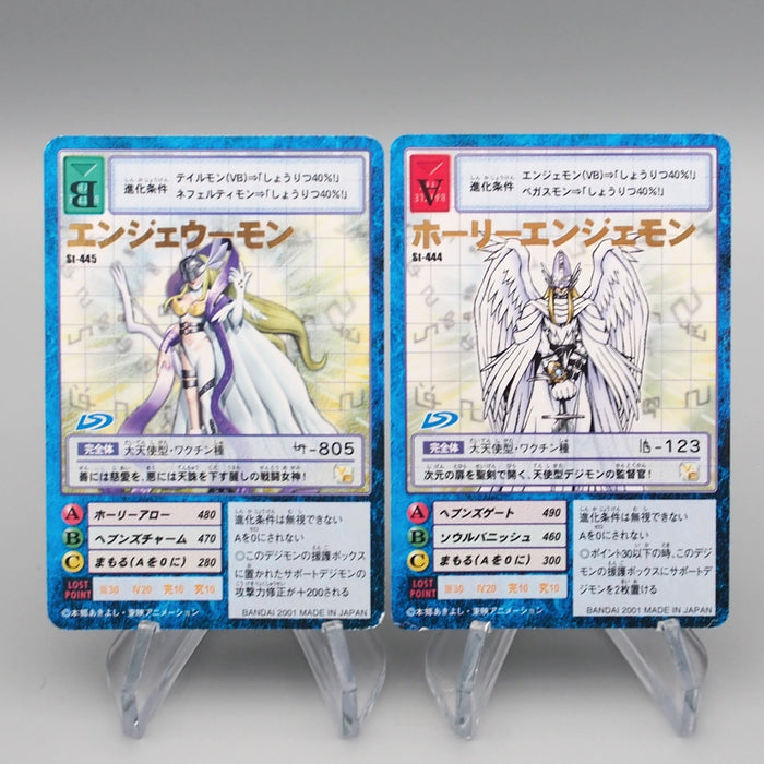 Digital Monster Digimon Card Angewomon MagnaAngemon ST-444 445 N-E Jap Digital Monster Digimon Card Angewomon MagnaAngemon ST-444 445 N-E Jap