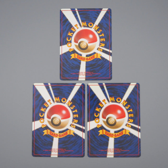 Pokemon Card Dark Vaporeon Jolteon Flareon Old Back 1997 NM-EX Japanese n677 | Merry Japanese TCG Shop