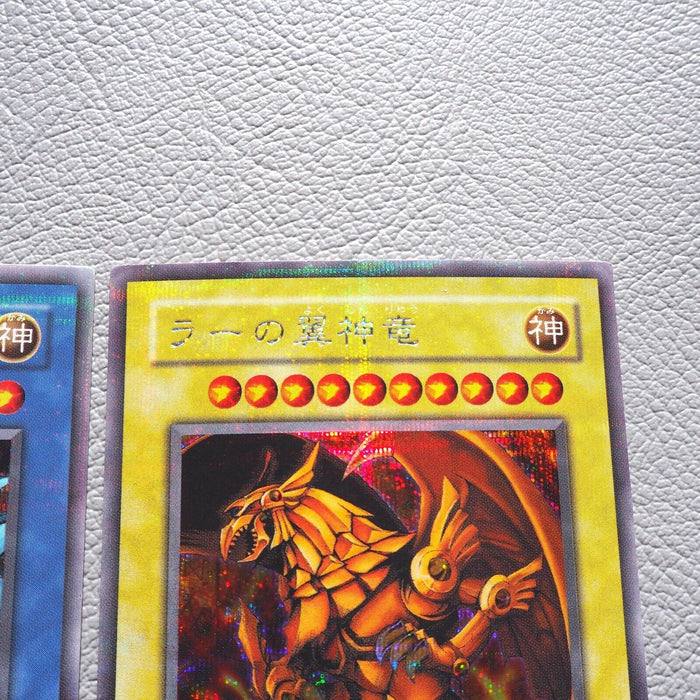 Yu-Gi-Oh Egyptian God Slifer Obelisk Ra G4-01 G4-02 G4-03 3set NM-EX Japan k243