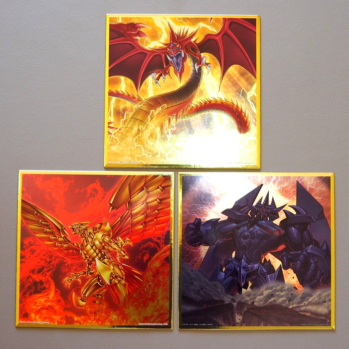 Yu-Gi-Oh God Obelisk Slifer Ra Ichiban Kuji Vol.4 Metallic Art Board Japanese | Merry Japanese TCG Shop