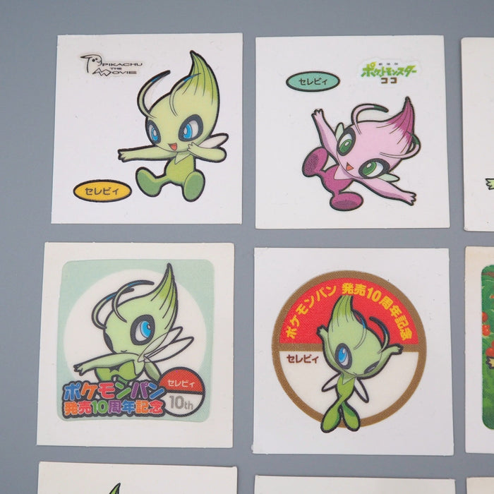 Pokemon Card Bread Deco Chara Seal Sticker Celebi 9 set Japanese q979 | Merry Japanese TCG Shop