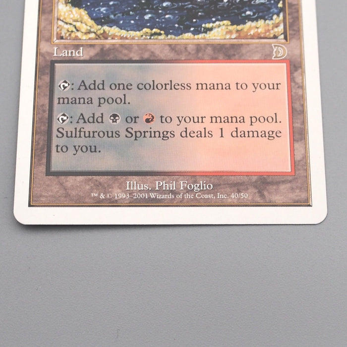 MTG Magic the Gathering Sulfurous Springs 40/50 NM-EX 2001 English s737 | Merry Japanese TCG Shop