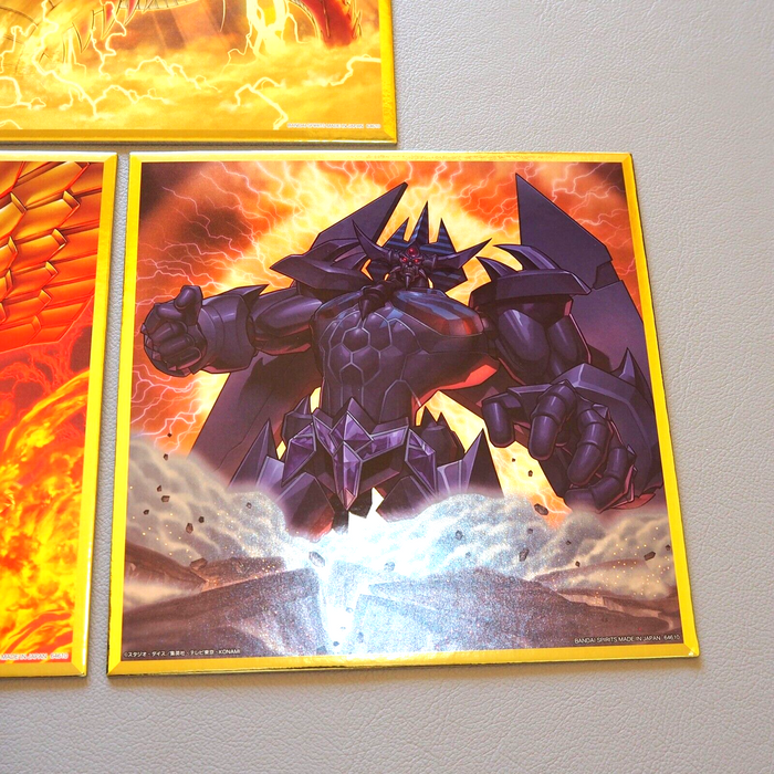 Yu-Gi-Oh God Obelisk Slifer Ra Ichiban Kuji Vol.4 Metallic Art Board Japanese