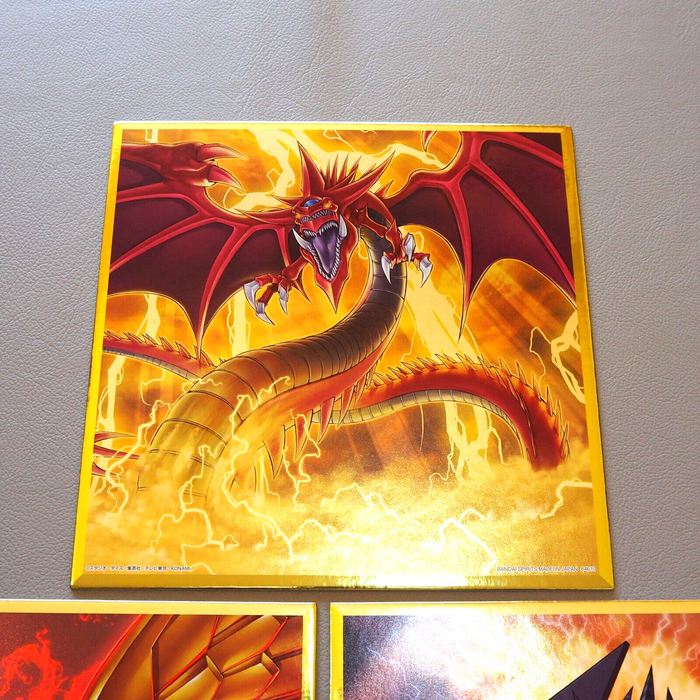 Yu-Gi-Oh God Obelisk Slifer Ra Ichiban Kuji Vol.4 Metallic Art Board Japanese