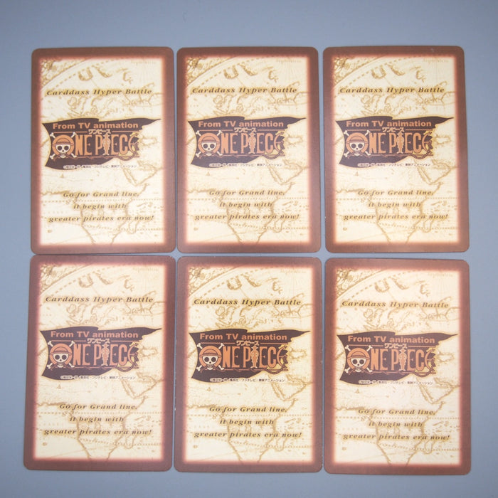 One Piece Card Usopp 6 set Common Hyper Battle Carddass 1999 NM Japanese u518 | Merry Japanese TCG Shop
