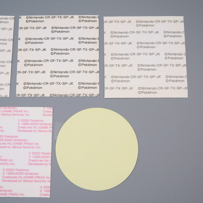 Pokemon Card Bread Deco Chara Seal Sticker Gengar 5 set Japanese q978 | Merry Japanese TCG Shop