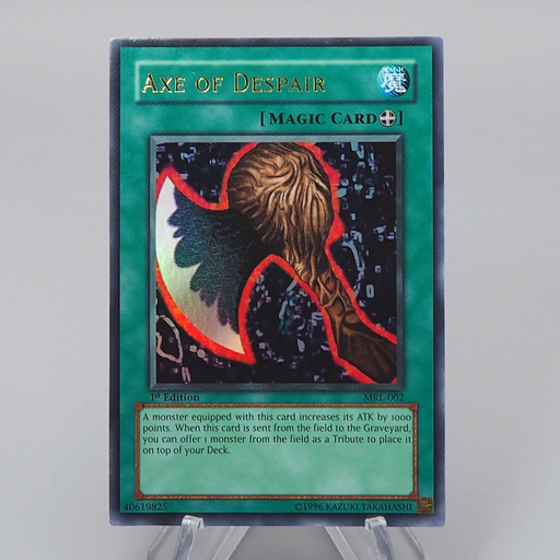 axe of dsipair Despair - MRL-002 - Ultra Rare - 1st Edition - Yu-Gi-Oh! Yu-Gi-Oh! Singles Yu-Gi-Oh! Magic Ruler - MRL - The Side Deck Gaming Cafe player and collector. Yu-Gi-Oh Axe of Despair MRL-002