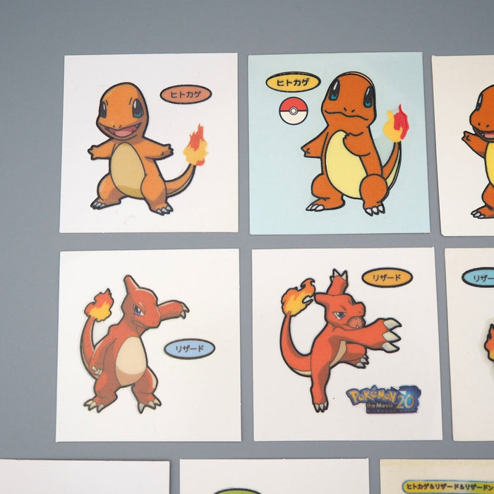 Pokemon Card Bread Deco Chara Seal Sticker Charizard 10 set Japanese q553 | Merry Japanese TCG Shop