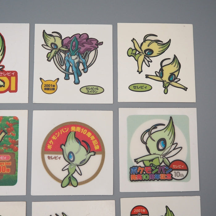 Pokemon Card Bread Deco Chara Seal Sticker Celebi 12 set Japanese q980 | Merry Japanese TCG Shop