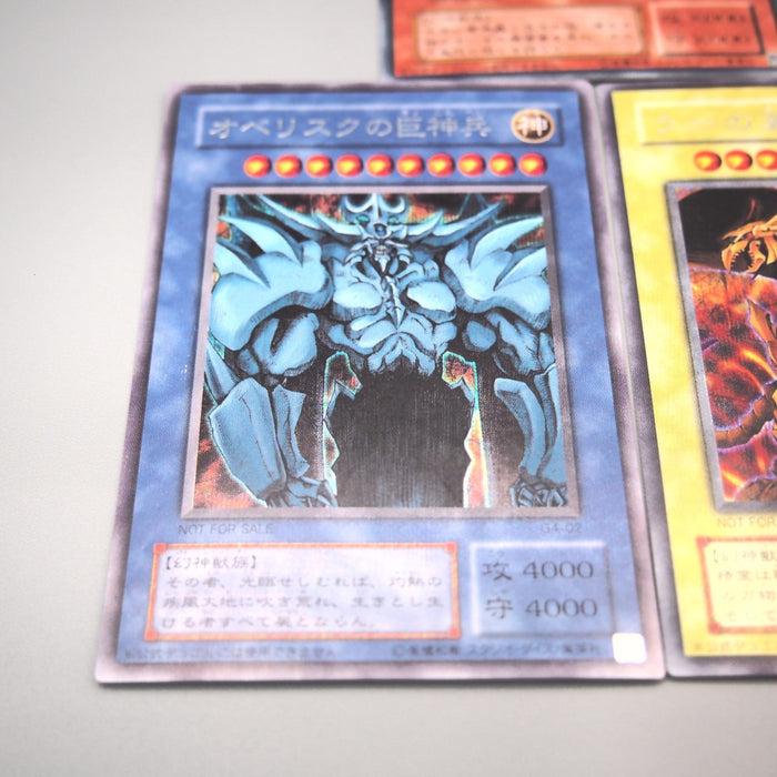 Yu-Gi-Oh Egyptian God Slifer Obelisk Ra G4-01 G4-02 G4-03 3 set NM Japan u136 | Merry Japanese TCG Shop