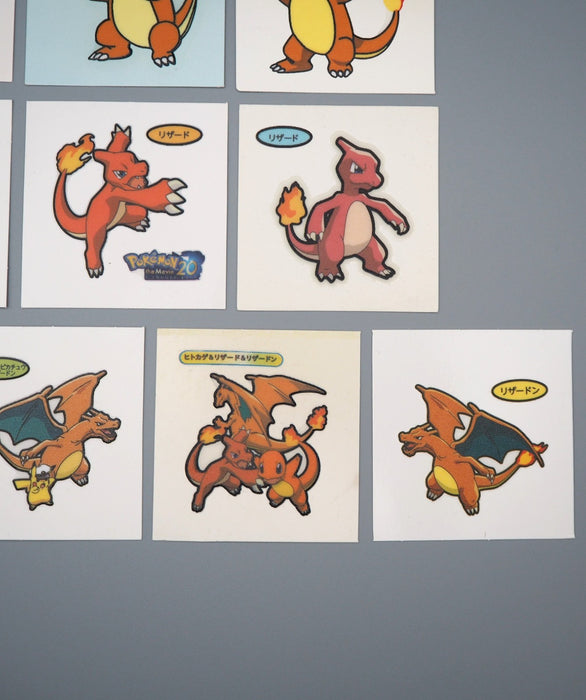 Pokemon Card Bread Deco Chara Seal Sticker Charizard 10 set Japanese q553 | Merry Japanese TCG Shop