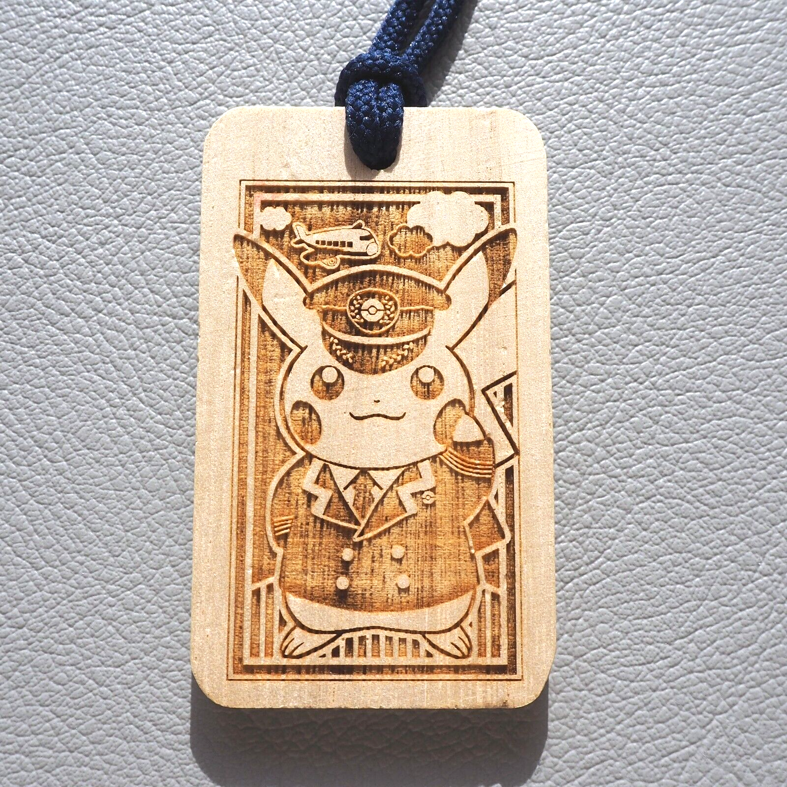 Pokemon Card ANA Air Adventures Set Flying Pikachu Wood Accessory Japa