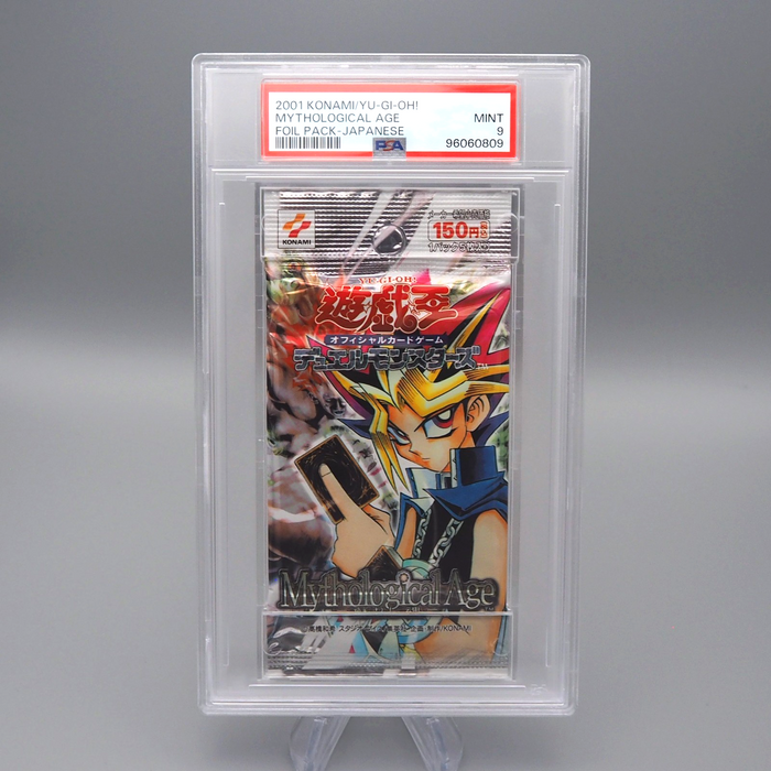 Yu-Gi-Oh PSA9 Mythological Age MA Unopened Sealed Pack 2001 Japanese PS551 | Merry Japanese TCG Shop
