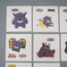 Pokemon Card Bread Deco Chara Seal Sticker Gengar 8 set Japanese q557 | Merry Japanese TCG Shop