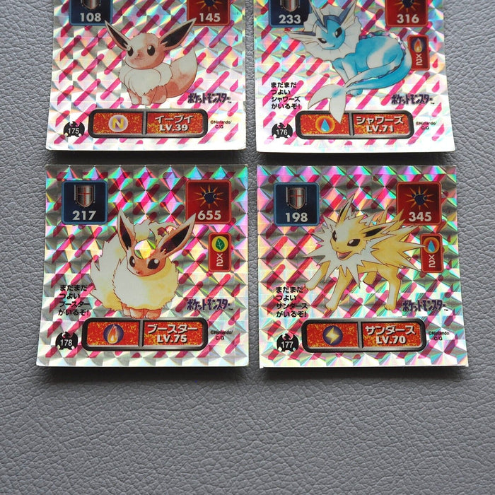 Pokemon AMADA Sticker Seal Vaporeon Jolteon Flareon Eevee Nintendo Japanese j802 | Merry Japanese TCG Shop