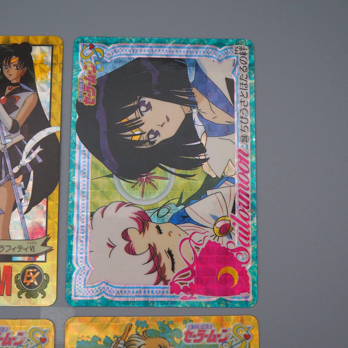 Sailor Moon Carddass 4 Card Team Neptune Uranus AMADA Toei NM-EX Japanese r469 | Merry Japanese TCG Shop