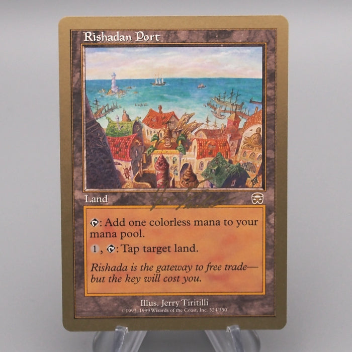 MTG Magic the Gathering Rishadan Port 324/350 Gold Frame NM 1999 English s723 | Merry Japanese TCG Shop