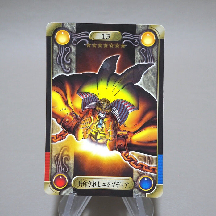 Yu-Gi-Oh BANDAI Sealdass Exodia the Forbidden One No.13 1999 Japanese k261