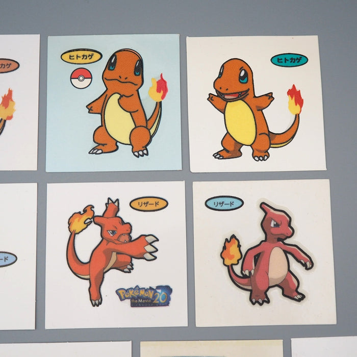Pokemon Card Bread Deco Chara Seal Sticker Charizard 10 set Japanese q553 | Merry Japanese TCG Shop
