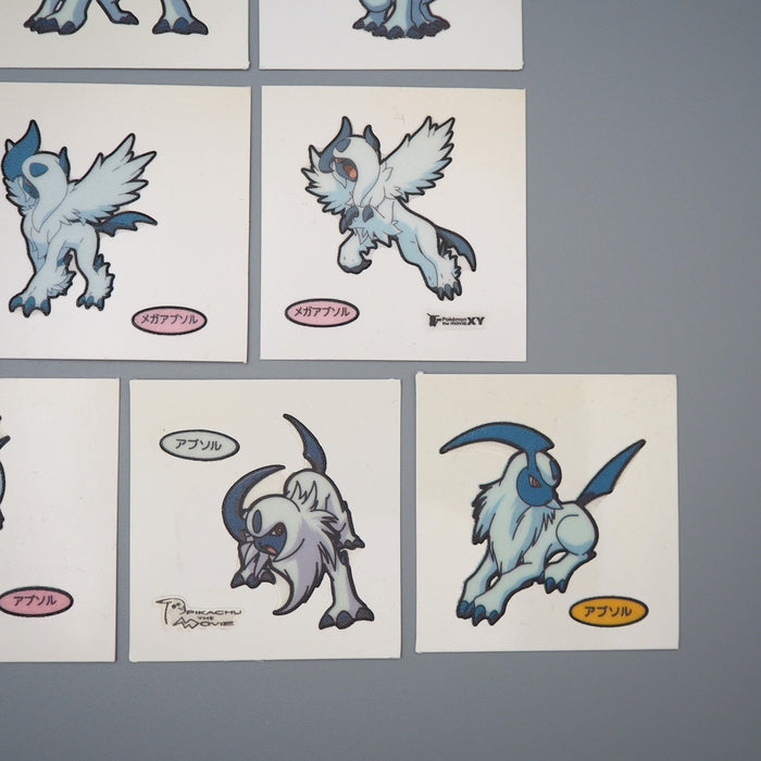 Pokemon Card Bread Deco Chara Seal Sticker Absol 10 set Japanese q562 | Merry Japanese TCG Shop