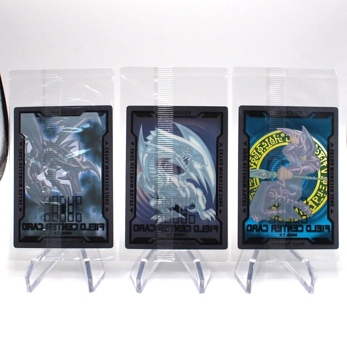 Yu-Gi-Oh Blue Eyes Red Eyes Dark Magician FIELD CENTER CARD 3 set Japanese P144 | Merry Japanese TCG Shop