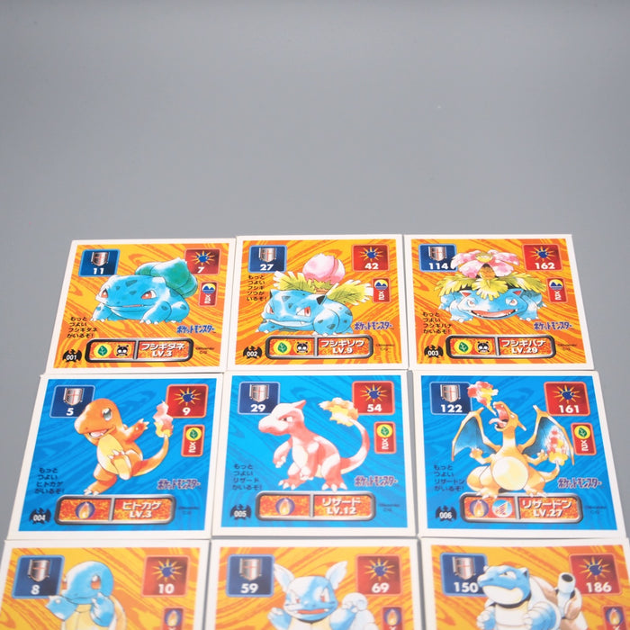 Pokemon AMADA Sticker Seal Venusaur Blastoise Charizard 1996 NM-EX Japanese r790 | Merry Japanese TCG Shop