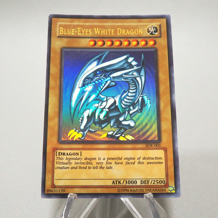 Yu-Gi-Oh Blue Eyes White Dragon SDK-001 Ultra Rare NM-EX Asian English i957 | Merry Japanese TCG Shop