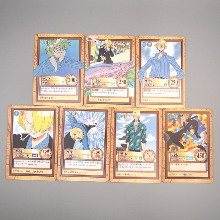 One Piece Card Sanji 7Cards set Common Hyper Battle Carddass NM-EX Japanese u520 | Merry Japanese TCG Shop