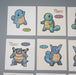 Pokemon Card Bread Deco Chara Seal Sticker Blastoise 12 set Japanese q556 | Merry Japanese TCG Shop